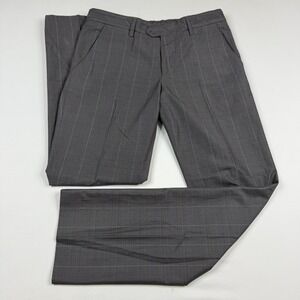 J.Lindeberg Trousers Mens 34x32 Grey Glen Plaid Golf Pants